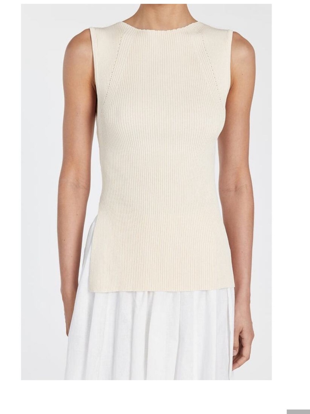 DISSH Sofia Longline Sleeveless Knit Top